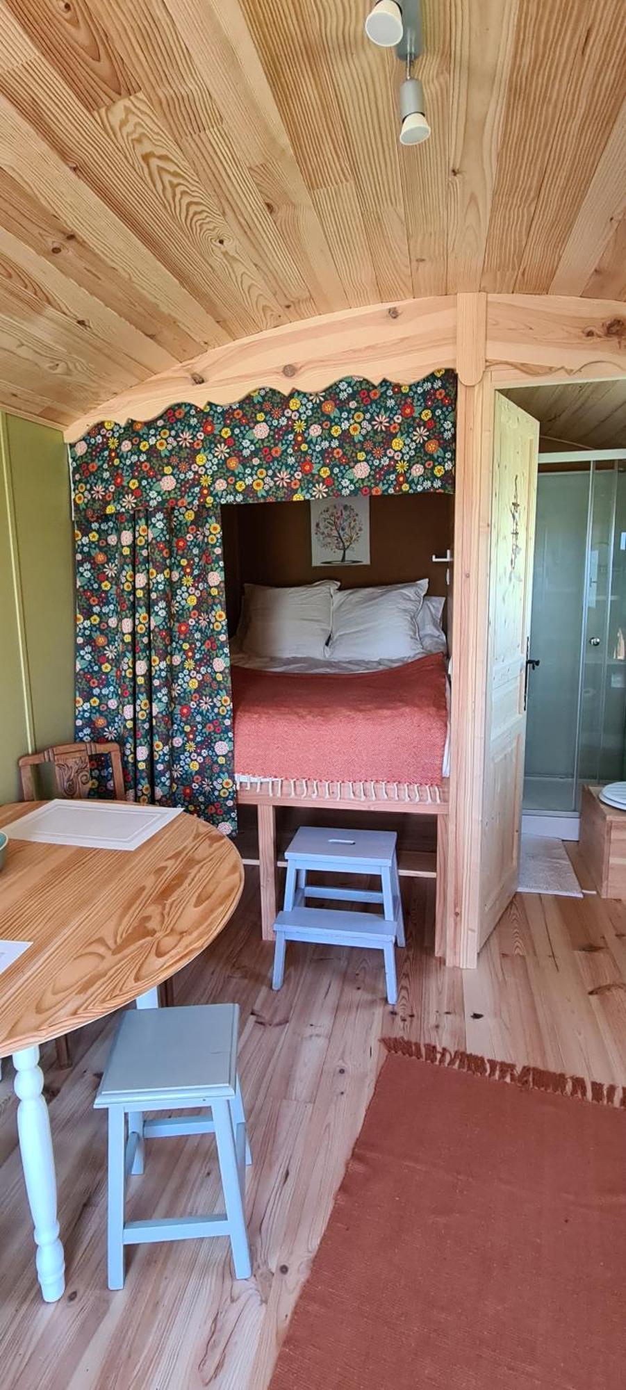 Roulotte A La Ferme Buissonniere Villa La Lande-de-Louge Exterior foto